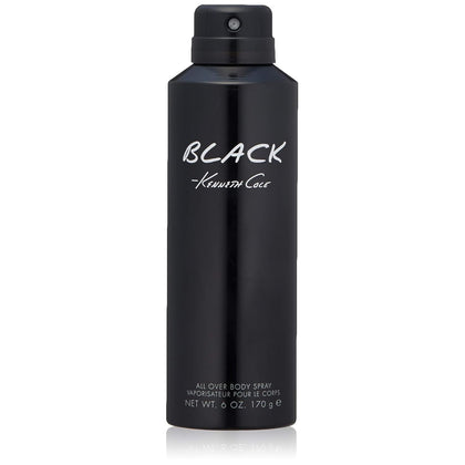 Kenneth Cole Black Body Spray 6.0 Fl. Oz front view
