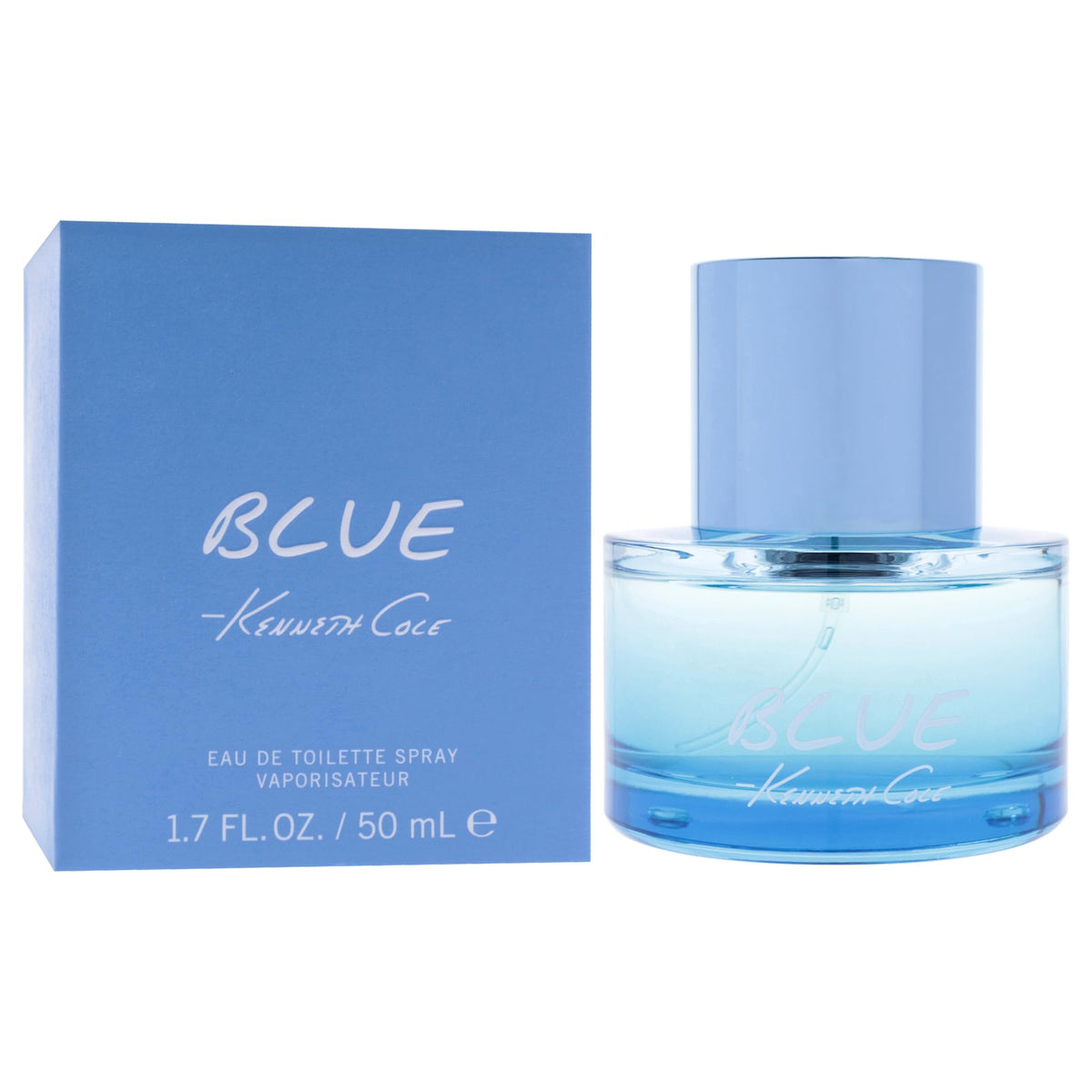 Kenneth Cole Blue Eau De Toilette 1.7 oz packaging
