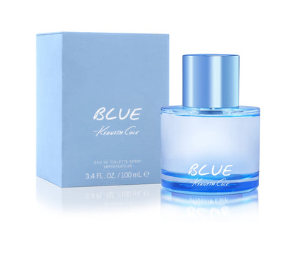 Kenneth Cole Blue Eau De Toilette Spray 3.4 Oz front view