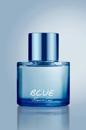 Kenneth Cole Blue Eau De Toilette Spray 3.4 Oz packaging