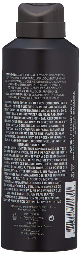 Kenneth Cole Mankind Body Spray 6.0 Fl. Oz. packaging