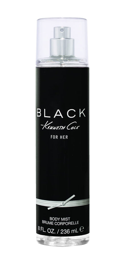Kenneth Cole New York Black Body Spray Mist 8 fl oz front view