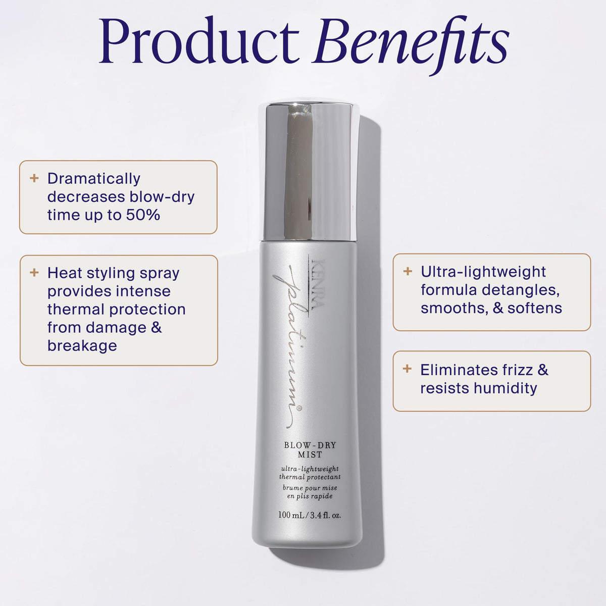 Kenra Blow-Dry Mist bottle side view