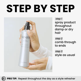 Kenra Daily Provision Leave-In Conditioner in a lifestyle setting