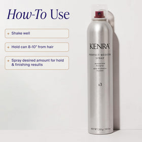 Kenra Perfect Medium Spray 1.5 oz packaging details