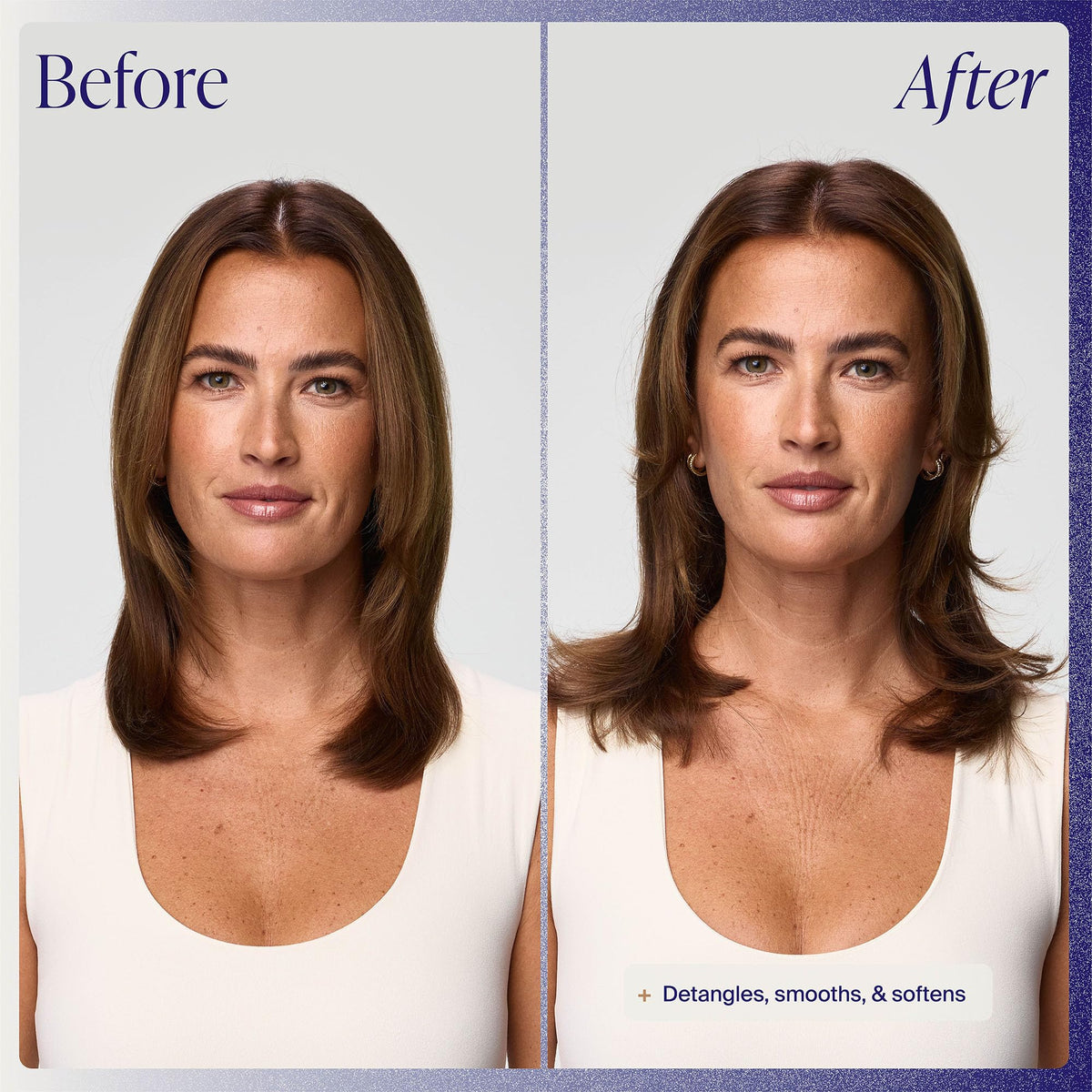 Kenra Platinum Blow-Dry Mist spray application on hair