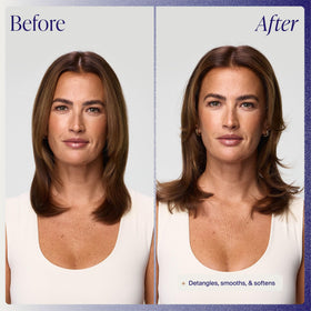 Kenra Platinum Blow-Dry Mist spray application on hair