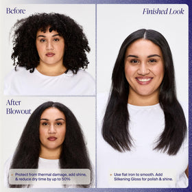 Kenra Platinum Blow-Dry Spray in lifestyle setting