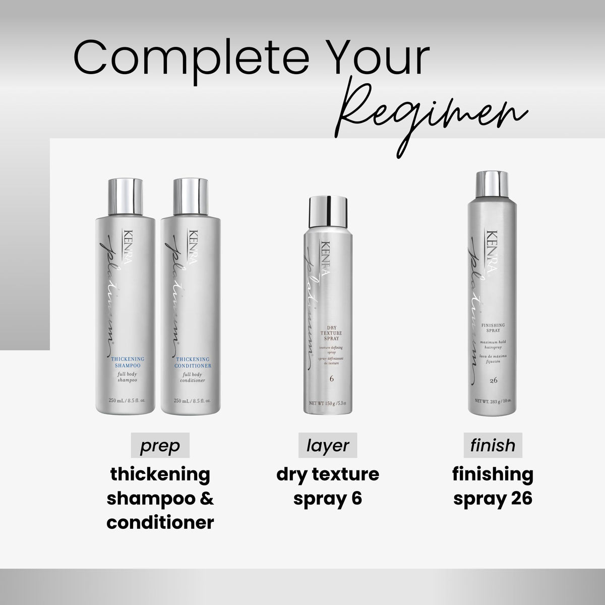 Kenra Platinum Dry Texture Spray 5.3 oz product details
