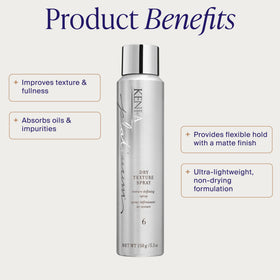 Kenra Platinum Dry Texture Spray 6 side view showing packaging details