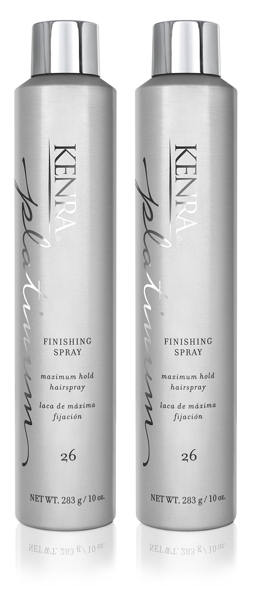 Kenra Platinum Finishing Spray 26 two 10-ounce bottles front view