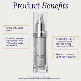 Kenra Platinum Silkening Gloss bottle with pump