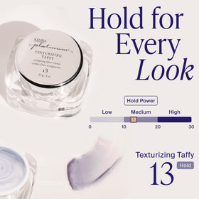 Kenra Platinum Texturizing Taffy 13 application on hair