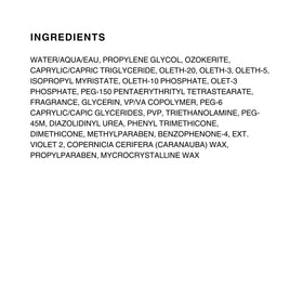 Kenra Platinum Texturizing Taffy 13 back view with ingredient list