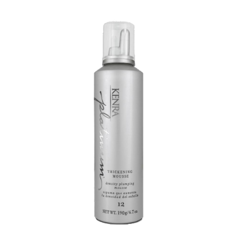 Kenra Platinum Thickening Mousse 12 6.7 oz front view