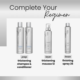 Kenra Platinum Thickening Mousse 12 bottle side view