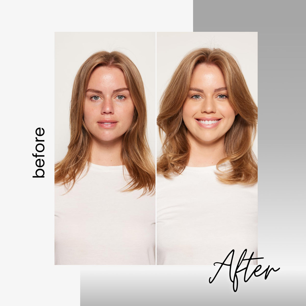 Kenra Platinum Thickening Mousse 12 in a bathroom setting with styling tools