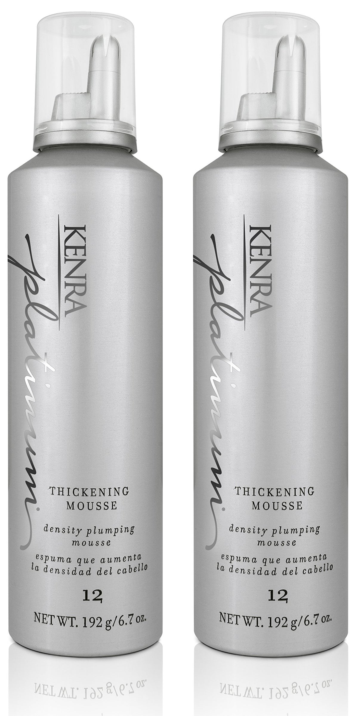 Kenra Platinum Thickening Mousse 12 two 6.7 oz bottles front view