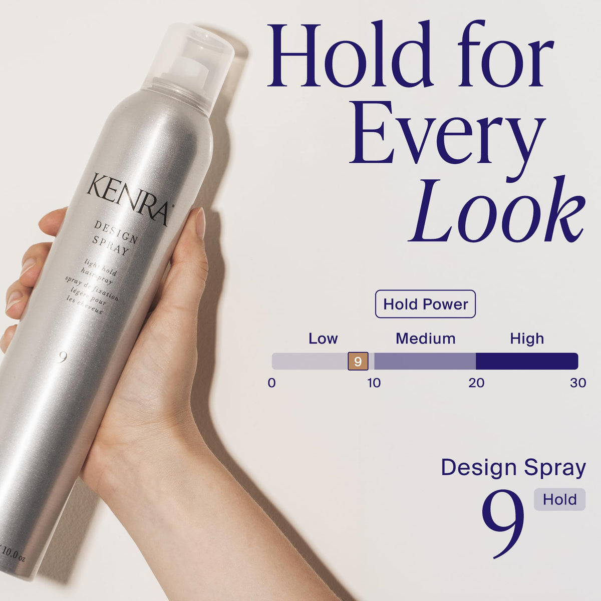 Kenra Professional Design Spray 9 lightweight formula close-up