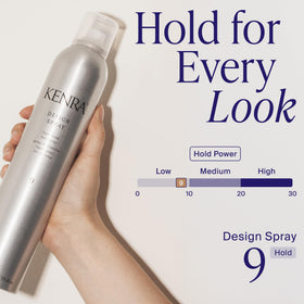 Kenra Professional Design Spray 9 lightweight formula close-up