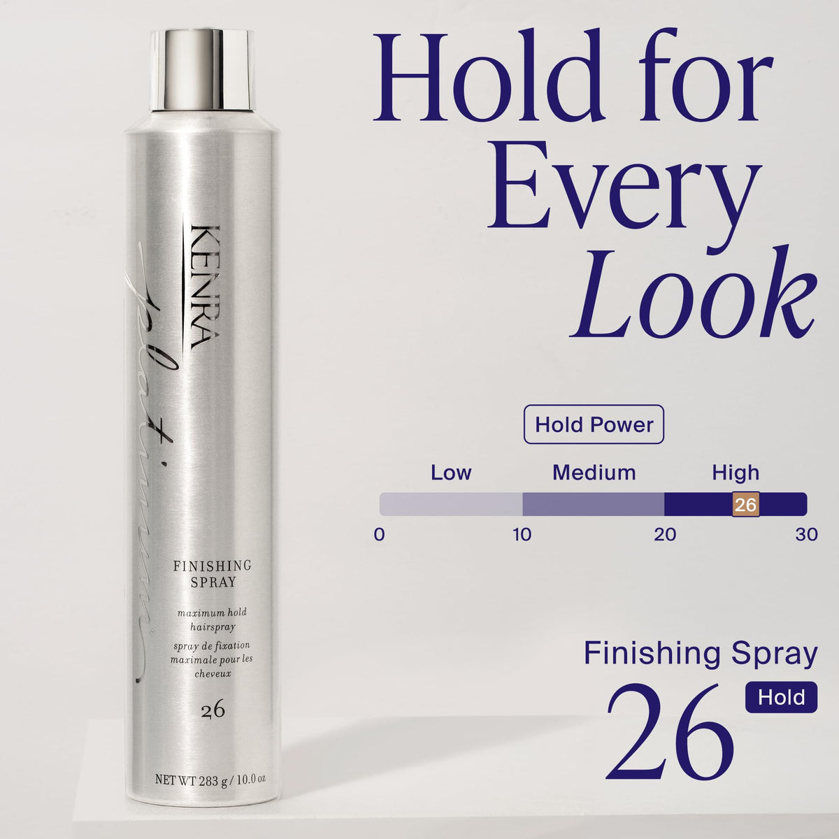 Kenra Professional Platinum Finishing Spray 10oz side view