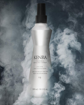 Kenra Thermal Styling Spray 19 back view with instructions