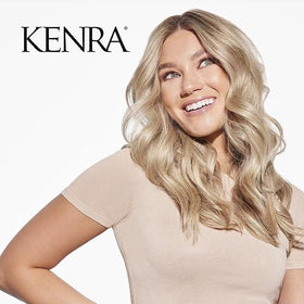 Kenra Thermal Styling Spray 19 in use on styled hair