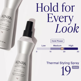 Kenra Thermal Styling Spray 19 with styling tools