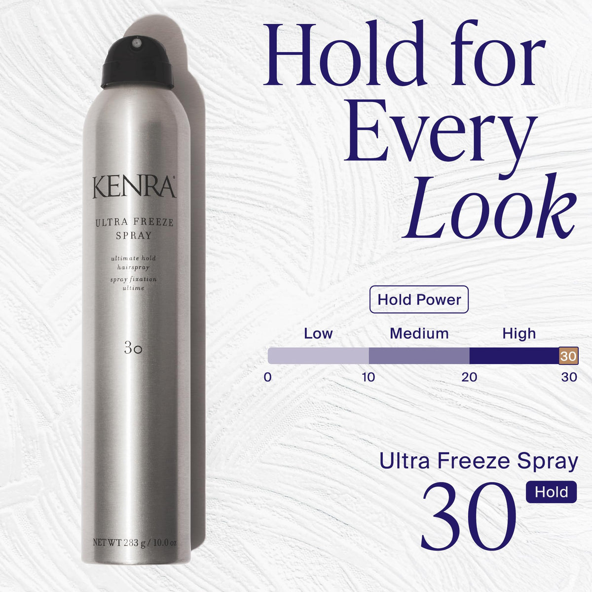 Kenra Ultra Freeze Spray 30 side view showcasing nozzle