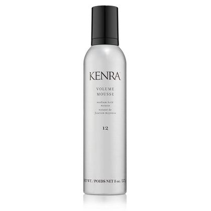 Kenra Volume Mousse 12 front view with lightweight formula