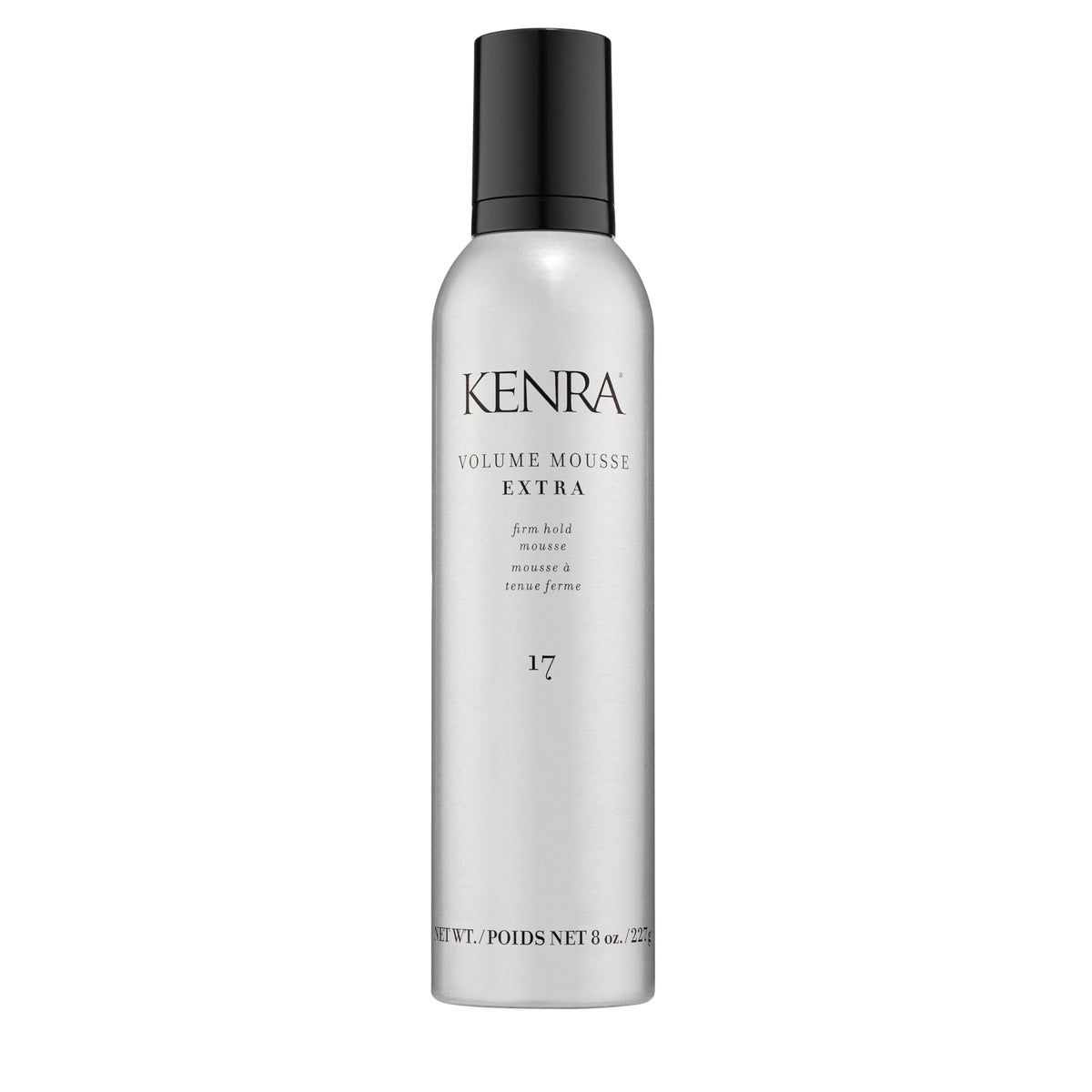 Kenra Volume Mousse Extra 17 front view with 8 oz packaging