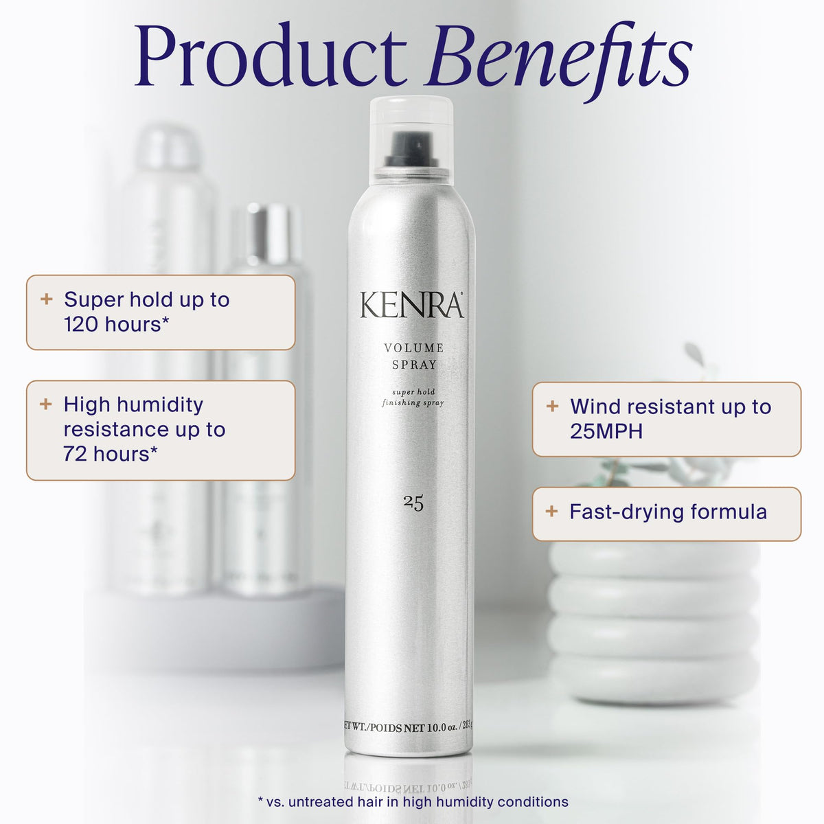 Kenra Volume Spray 25 bottle side view