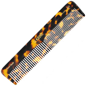 KENT 16T Hair Comb front view with fine and wide teeth