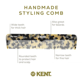 KENT 16T Hair Comb held in hand for styling