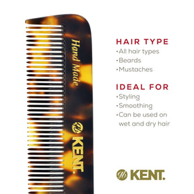 KENT Fine Tooth Comb displayed with grooming products