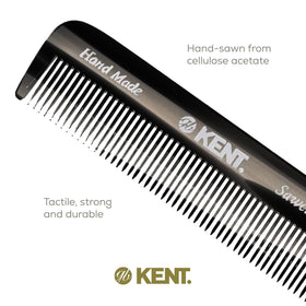 KENT Fine Tooth Comb displaying hand-polished finish