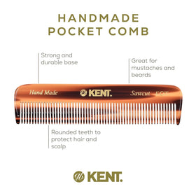 KENT Pocket Comb on a grooming table with accessories