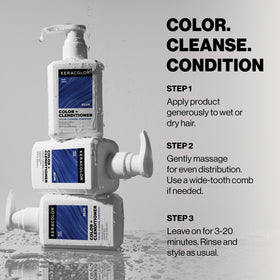 KERACOLOR Color + Clenditioner Blue in lifestyle setting
