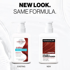KERACOLOR Color + Clenditioner Cinnamon 12 Fl Oz back view