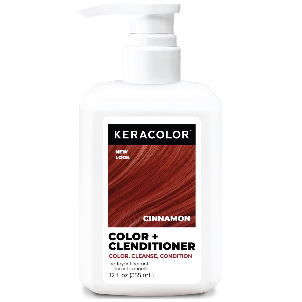 KERACOLOR Color + Clenditioner Cinnamon 12 Fl Oz front view