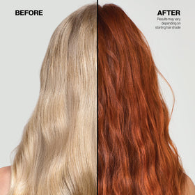KERACOLOR Color + Clenditioner Copper application on hair