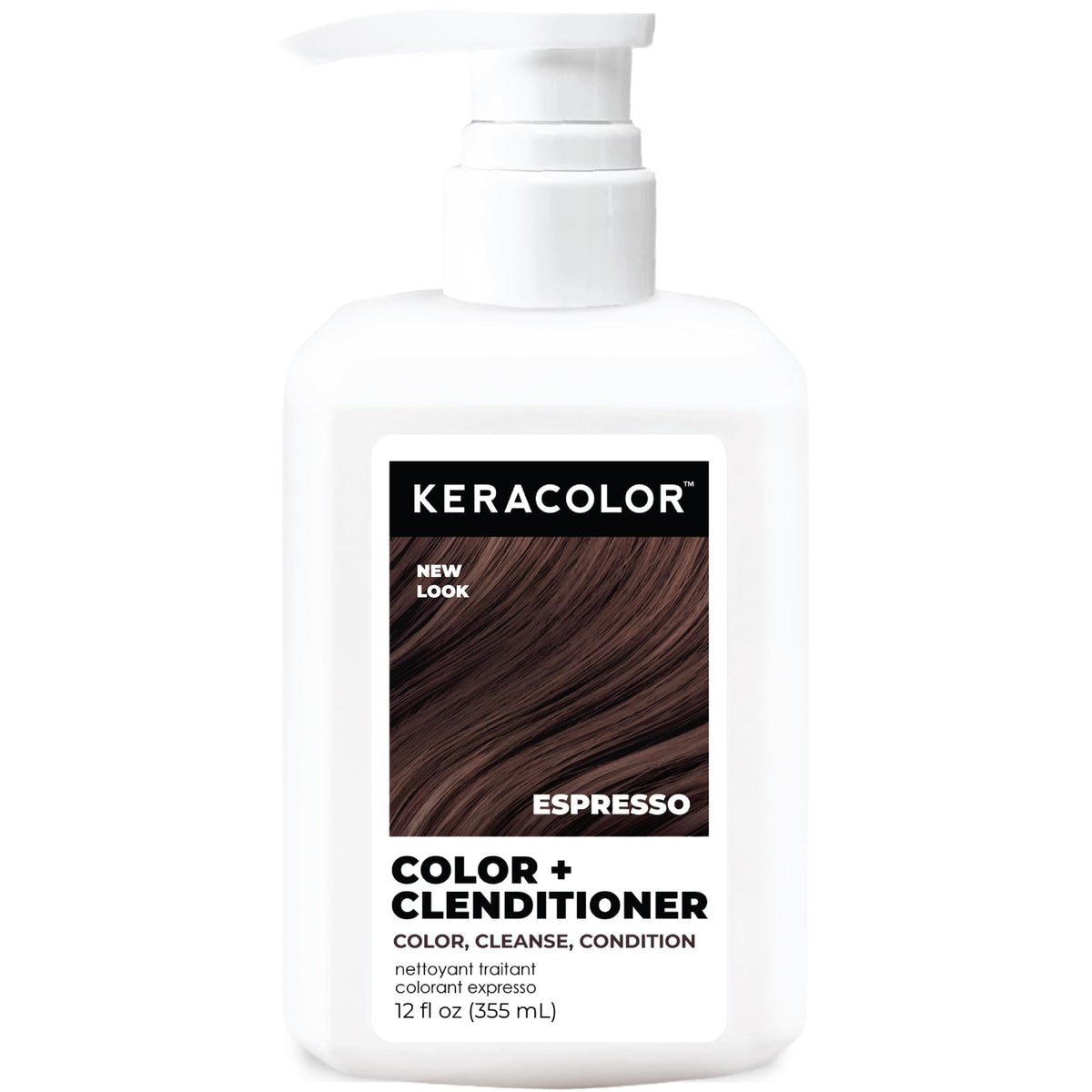 KERACOLOR Color + Clenditioner Espresso 12 Fl Oz front view