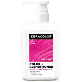 KERACOLOR Color + Clenditioner Hot Pink 12 Fl Oz front view