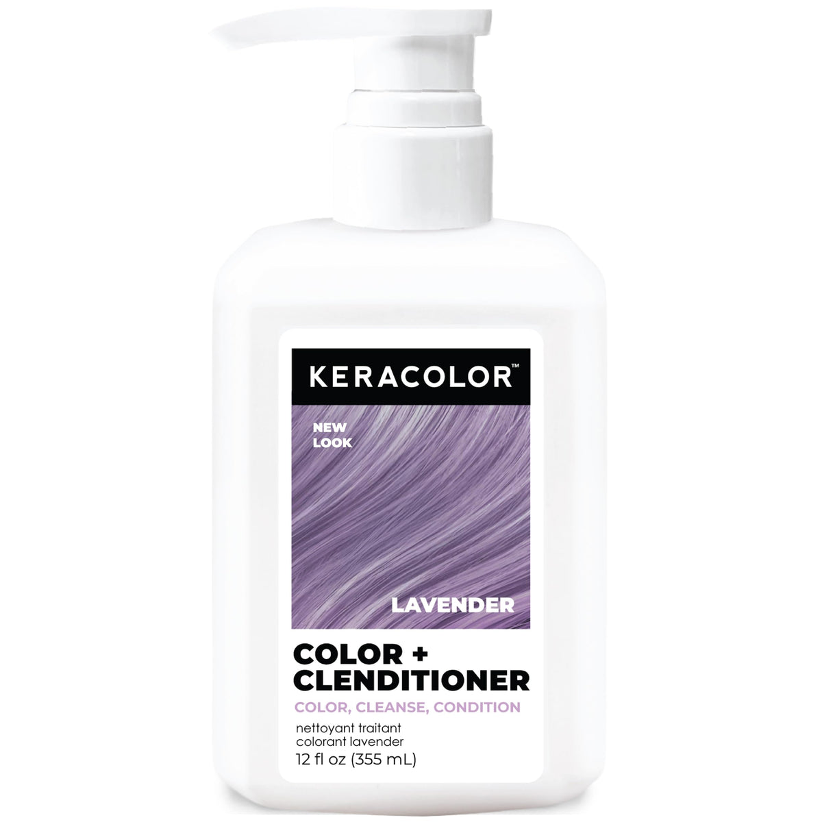 KERACOLOR Color + Clenditioner Lavender 12 Fl Oz front view