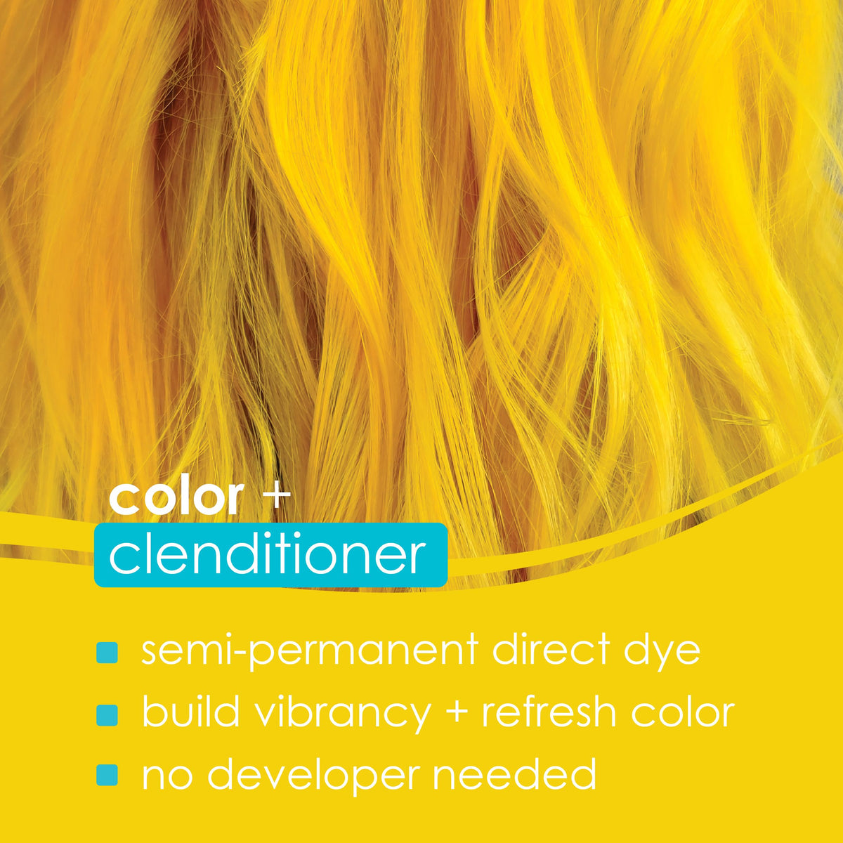 KERACOLOR Color + Clenditioner Lemon 12 Fl Oz back view