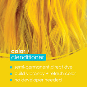 KERACOLOR Color + Clenditioner Lemon 12 Fl Oz back view