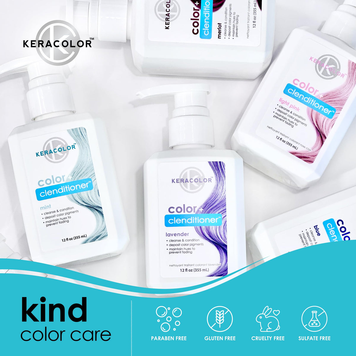 KERACOLOR Color + Clenditioner Lemon packaging details