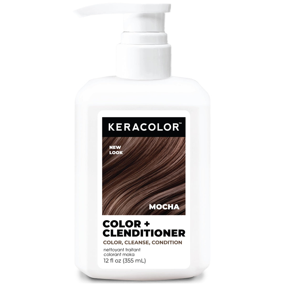 KERACOLOR Color + Clenditioner Mocha 12 Fl Oz front view