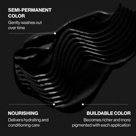 KERACOLOR Color + Clenditioner Onyx with hair care products