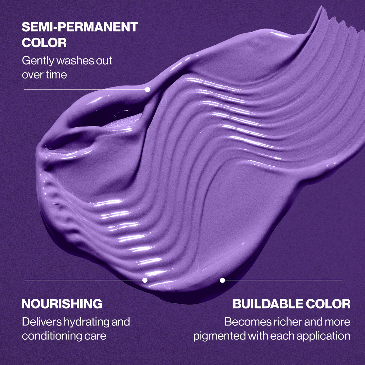 KERACOLOR Color + Clenditioner Purple 12 Fl Oz with vibrant hair results